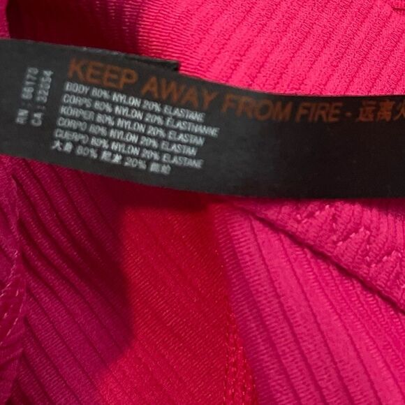 NEW Free People Movement Pink Texture Side Pockets High Rise Leggings.Size M - Picture 14 of 15